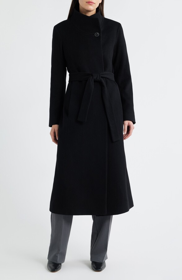 Fleurette Tatiana Belted Wool Coat