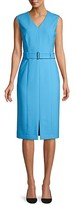 Thumbnail for your product : HUGO BOSS Dadorina Belted Ponte Stretch Dress