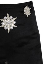 Thumbnail for your product : Francesco Scognamiglio Embroidered Crepe & Lace Skirt