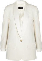 Thumbnail for your product : J.Crew Collection satin-trimmed wool-piqué tuxedo blazer