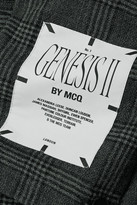 Thumbnail for your product : McQ Checked Cotton And Wool-blend Jacket - Charcoal