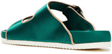 Thumbnail for your product : Zimmermann Buckled Satin Sandals