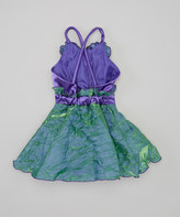 Thumbnail for your product : Green & Purple Ruffle Dress Set - Infant, Toddler & Girls