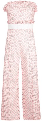 white cropped jumpsuit