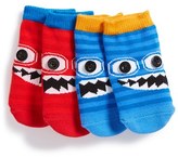 Thumbnail for your product : Mud Pie Monster Socks (2-Pack) (Baby)