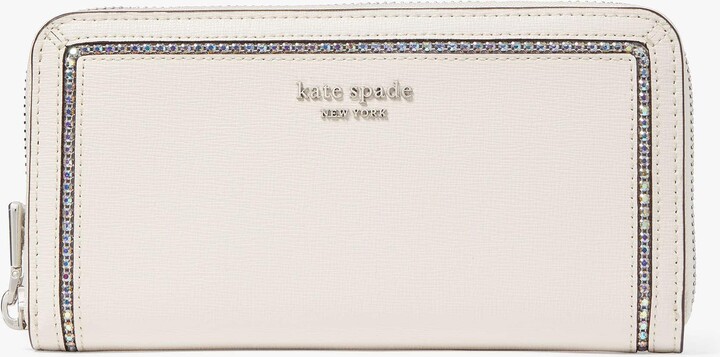 Purl Embellished Flap Chain Wallet