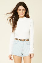 Thumbnail for your product : Forever 21 FOREVER 21+ Cuffed Denim Shorts