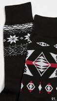 Thumbnail for your product : Polo Ralph Lauren 2 Pack Fair Isle Slack Socks