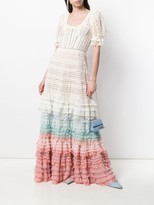 Thumbnail for your product : Jonathan Simkhai Layered Frill Knitted Dress