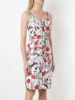 Thumbnail for your product : Reinaldo Lourenço Floral Print Fitted Dress