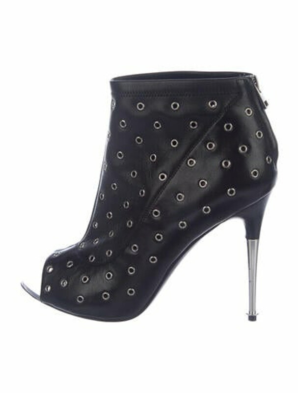 Tom Ford Leather Patterned Boots Black ShopStyle