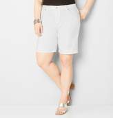Thumbnail for your product : Avenue Denim Bermuda Short in White 28-32