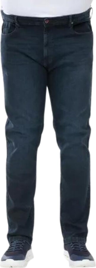 The Duke Clothing Co. - AMBROSE-Mens-D555 Slim Fit Stretch Jeans In Dark - Foto 10
