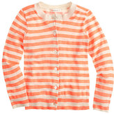 Thumbnail for your product : Girls' cardigan sweater in neon stripe
