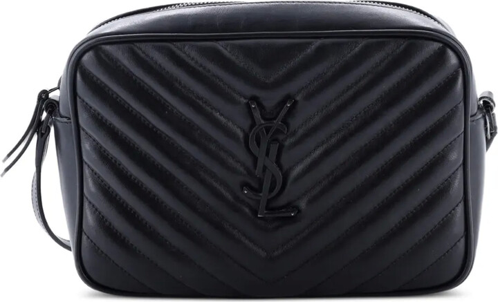 Saint Laurent Pre-Owned Lou Camera Bag Matelasse Chevron Leather Small crossbody bag