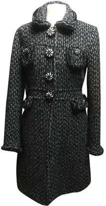 Anna Molinari Black Wool Coats