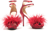 Thumbnail for your product : Nine West KZ at Bandeau Feather Sandal