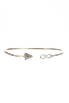 Thumbnail for your product : Dogeared Charmed Infinity & Pyramid Cuff