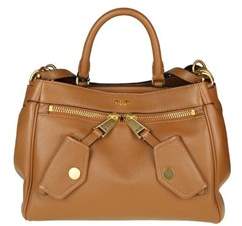 Moschino Women's Brown Leather Handbag.