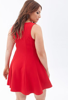 Thumbnail for your product : Forever 21 FOREVER 21+ Ribbed Knit Flared Dress