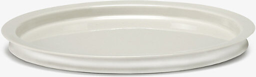Serax White Kelly Wearstler Dune Porcelain Plate Set Of Two