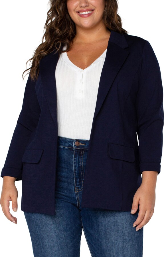 Liverpool Boyfriend Ponte Knit Blazer