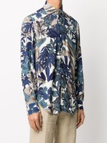 Thumbnail for your product : Barba long sleeved Hawaiian shirt