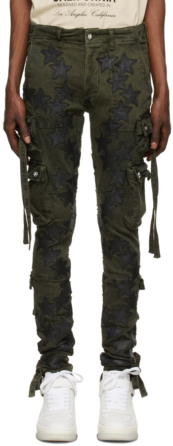 Mens Olive Green Cargo Pants | ShopStyle