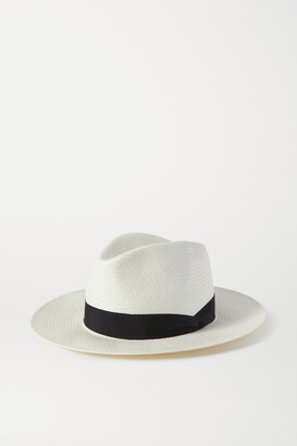 Rag & Bone Grosgrain-trimmed Straw Panama Hat