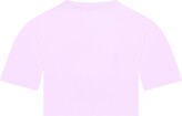 Thumbnail for your product : MSGM Purple T-shirt For Girl With White Logo