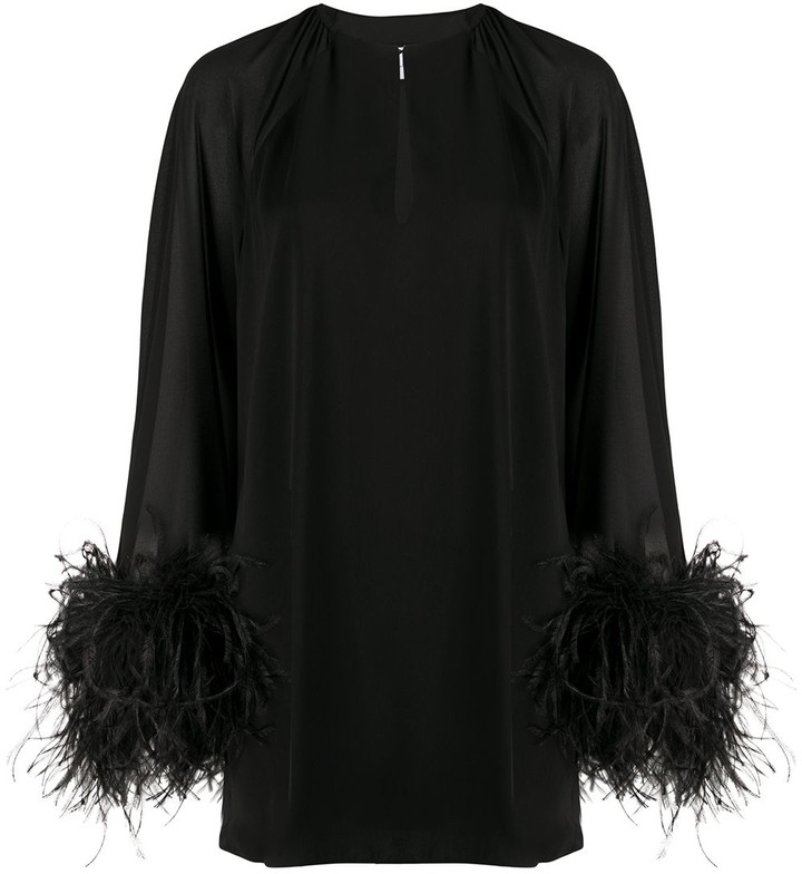 16Arlington Feather Cuff Dress ShopStyle