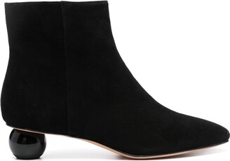 Kate Spade 40mm Leather Ankle Boots