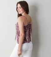 Thumbnail for your product : aerie AEO Pleated Lace Tank