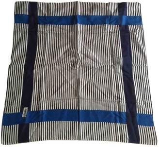 Saint Laurent \N Blue Cotton Silk handkerchief