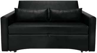 Argos Home Reagan 2 Seater Faux Leather Sofa Bed