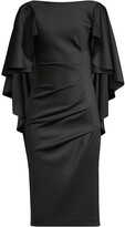 Thumbnail for your product : Black Halo Lotus Satin Cocktail Dress