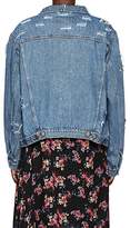 Thumbnail for your product : Couture Forte Dei Marmi Women's Tokyo Embellished Denim Jacket - Md. Blue