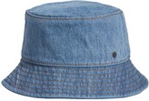 Thumbnail for your product : Maison Michel Jason Washed Cotton Denim Hat