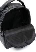 Thumbnail for your product : Armani Exchange Logo-Print Zip-Up Backpack