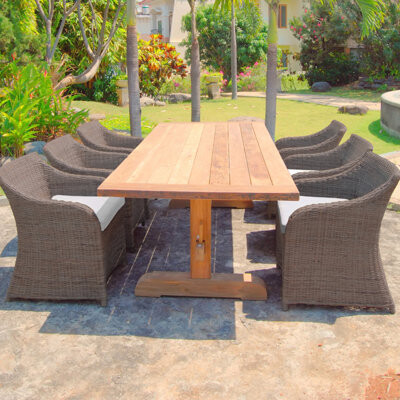 Padmas Plantation Porto Fino Solid Wood Dining Table