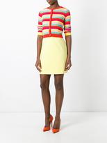Thumbnail for your product : Moschino Boutique striped cropped cardigan