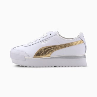 puma white platform sneakers
