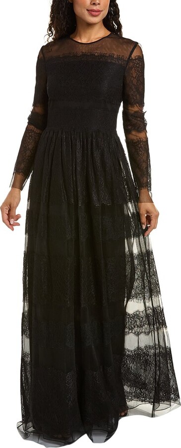 Mikael Aghal Lace Gown - ShopStyle Evening Dresses