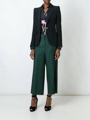 Rochas wide-legged tailored cropped trousers