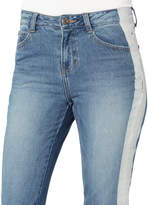 Thumbnail for your product : Sjyp Painted Cuff Up Jeans