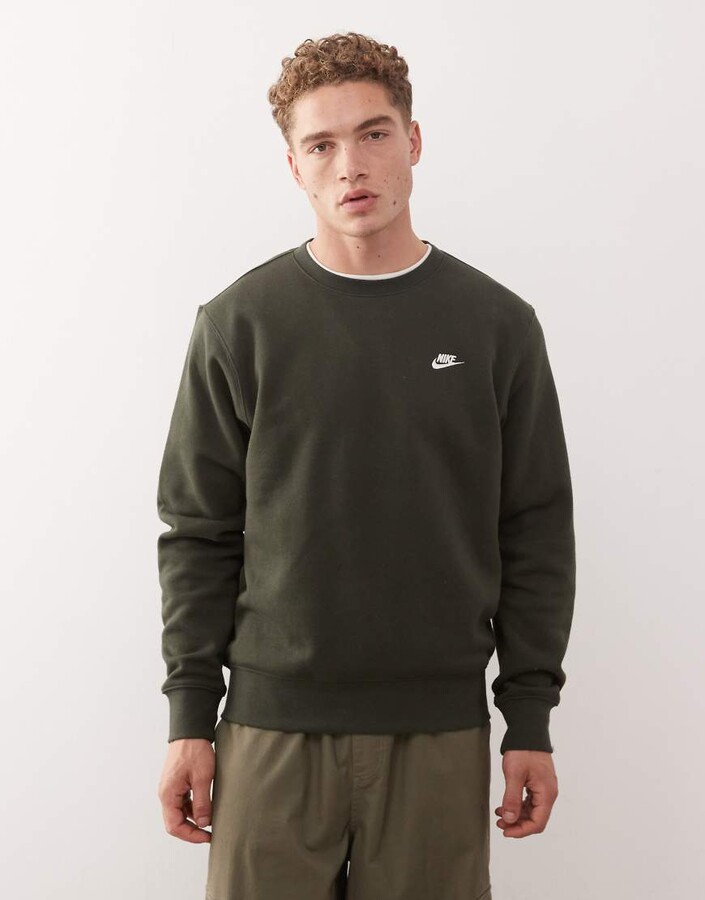 nike sweatshirt dark green