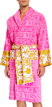 versace robe mens cheap