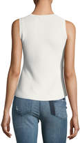 Thumbnail for your product : Theory Sleeveless Textured Knit Shell Top