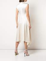 Thumbnail for your product : Rojas Alejandra Alonso silk sleeveless flared dress