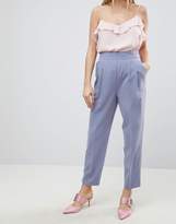 Thumbnail for your product : ASOS Design High Waist Tapered Trousers